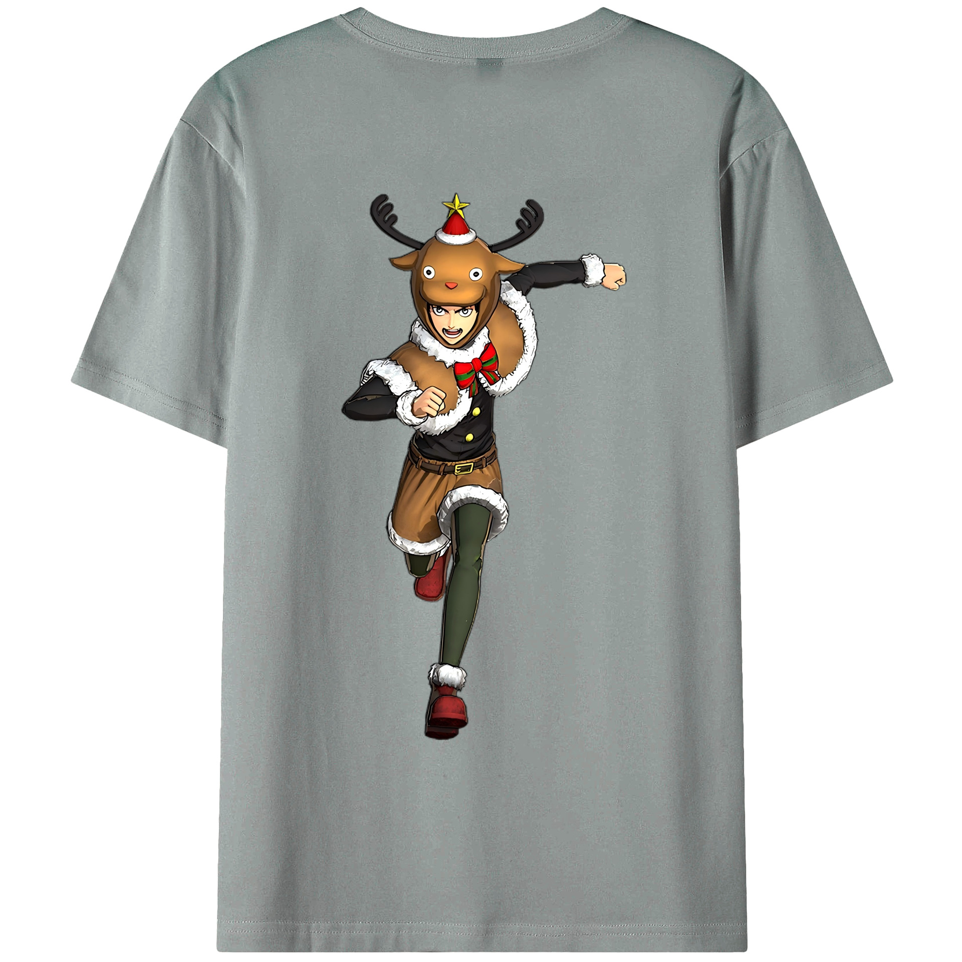 （画像用） 進撃の巨人 エレン･イェーガー Attack on Titan Eren Jäger 綿100％ メンズ半袖Tシャツ（バックプリント） 通気性